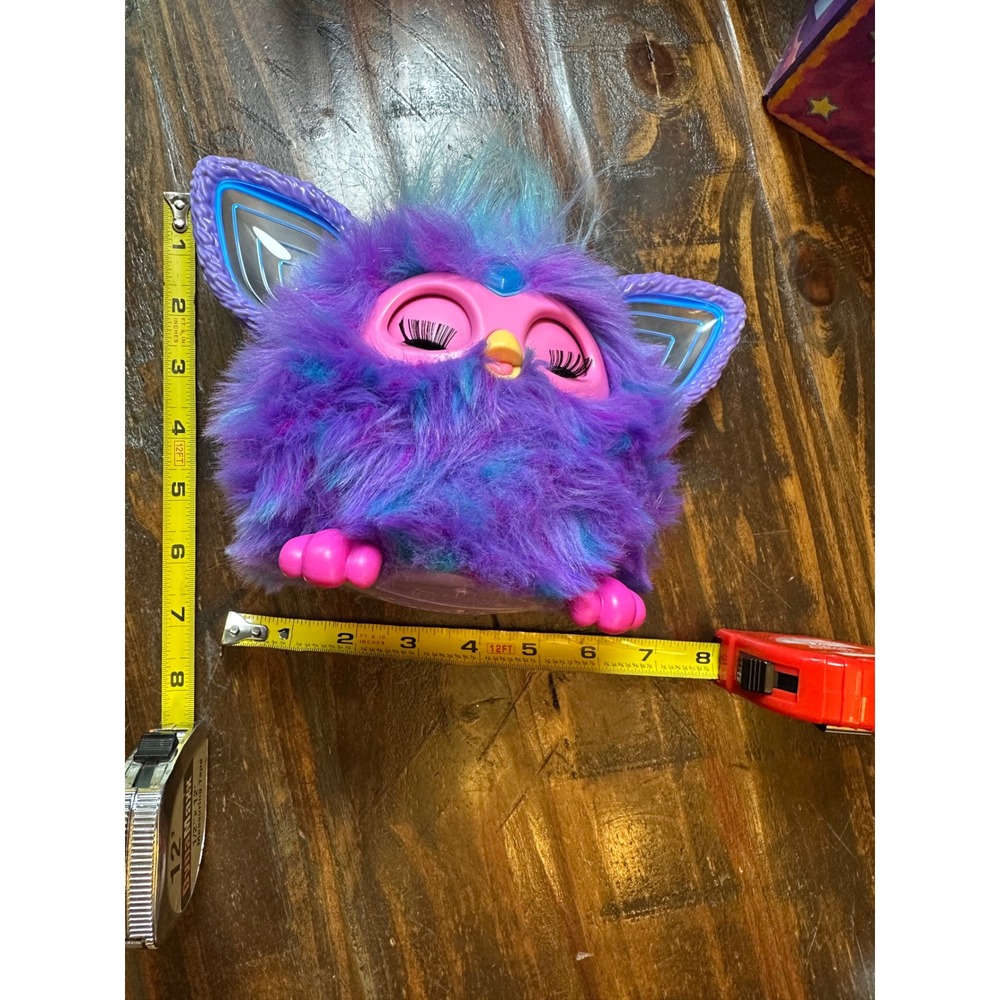 Hasbro Furby 2023 Interactive Plush Purple Blue Light Up Ears F6743 F6744 Works - Picture 3 of 8